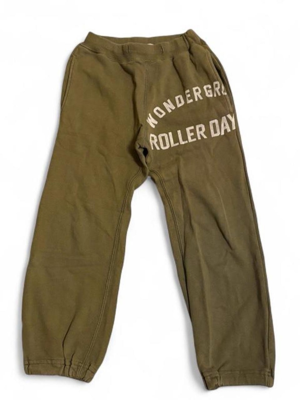 Denim Dungaree Japan brand sweat pants in green